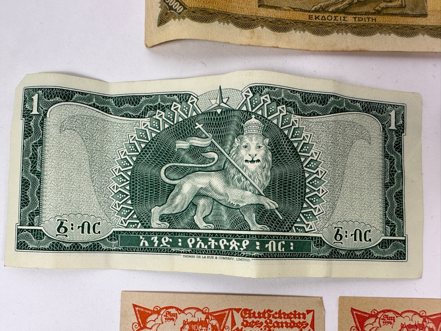 Just Added - (13) Foreign Currency From China, Greece, France, Germany, Hong Kong & Ethiopia [Photo 20]