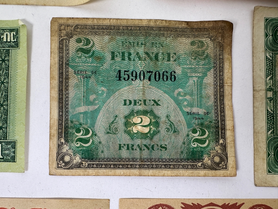 Just Added - (13) Foreign Currency From China, Greece, France, Germany, Hong Kong & Ethiopia [Photo 5]