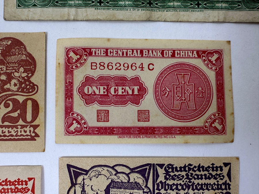 Just Added - (13) Foreign Currency From China, Greece, France, Germany, Hong Kong & Ethiopia [Photo 10]