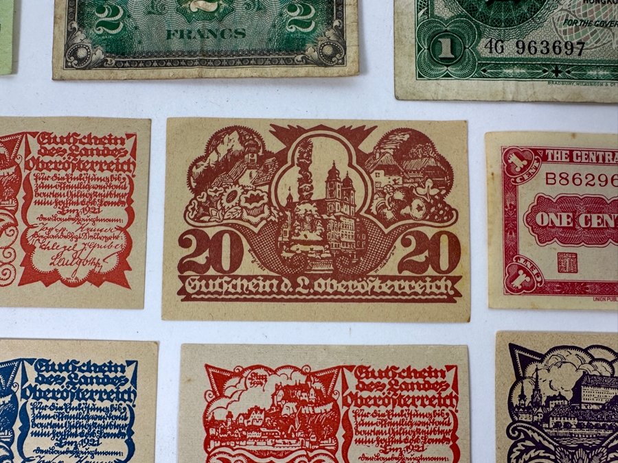 Just Added - (13) Foreign Currency From China, Greece, France, Germany, Hong Kong & Ethiopia [Photo 8]