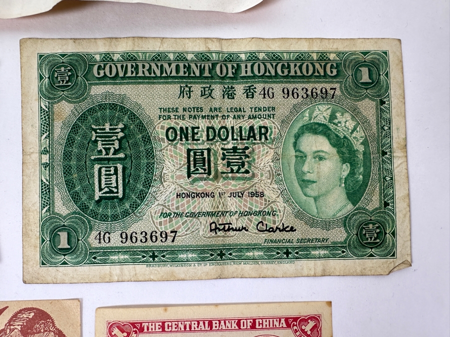 Just Added - (13) Foreign Currency From China, Greece, France, Germany, Hong Kong & Ethiopia [Photo 4]