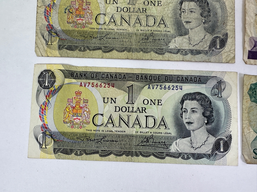 Just Added - (13) Foreign Currency From Canada, Scotland, New Zealand, Bahamas & England [Photo 10]