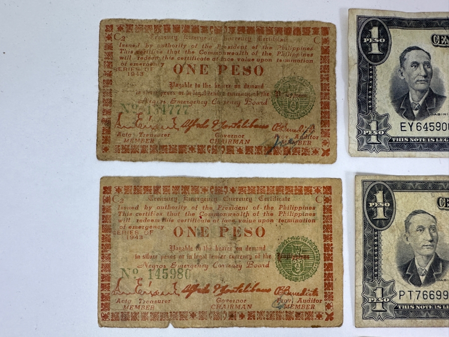 Just Added - (19) Paper Currency From The Philippines [Photo 9]