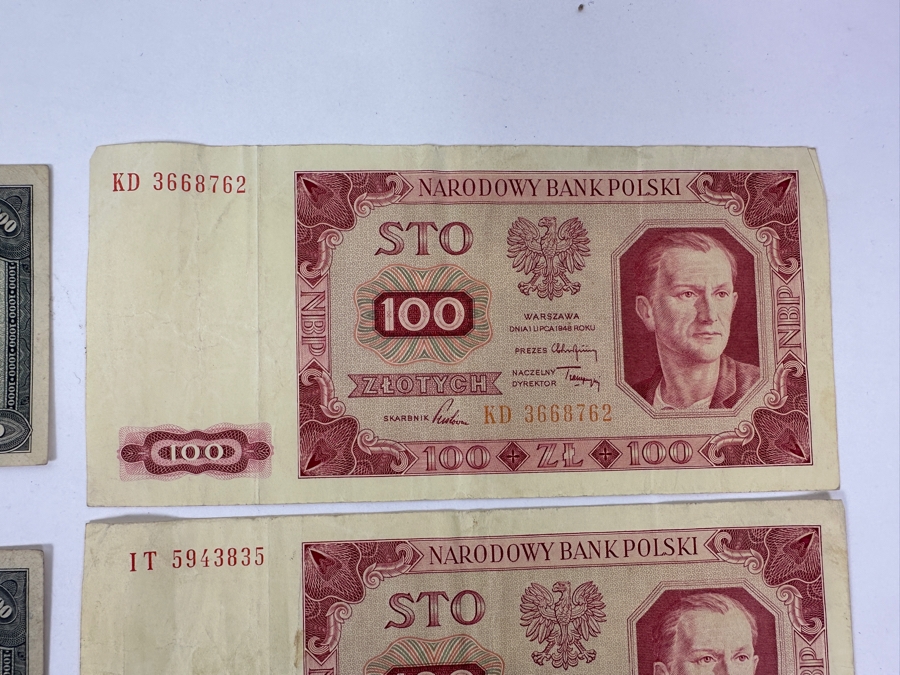 Just Added - (8) Paper Currency From Mexico, Poland, Cuba & Netherlands [Photo 8]