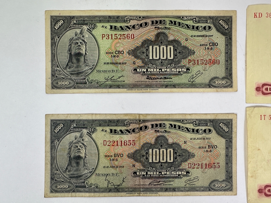 Just Added - (8) Paper Currency From Mexico, Poland, Cuba & Netherlands [Photo 2]
