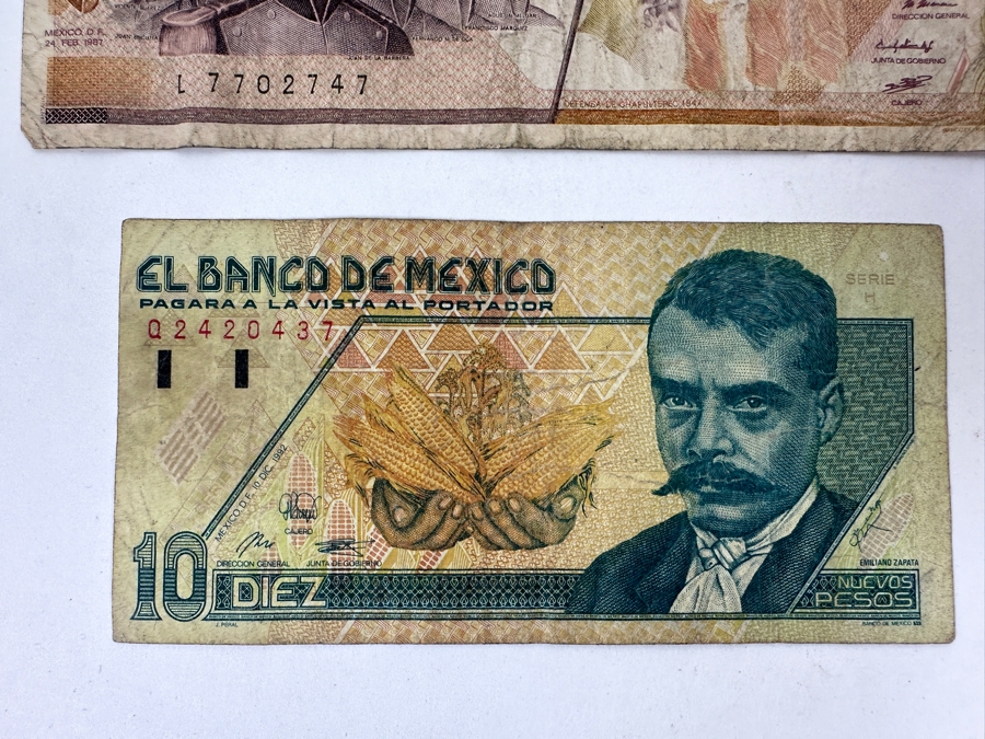 Just Added - (8) Paper Currency From Mexico, Poland, Cuba & Netherlands [Photo 4]