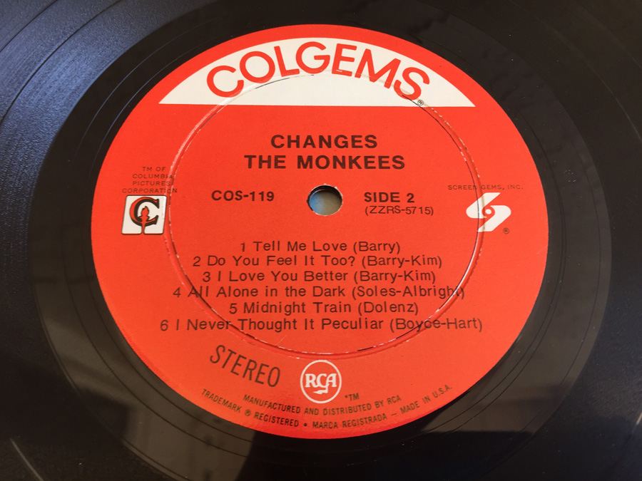 Monkees, The ‎- Changes - Colgems ‎- COS-119 [Photo 6]