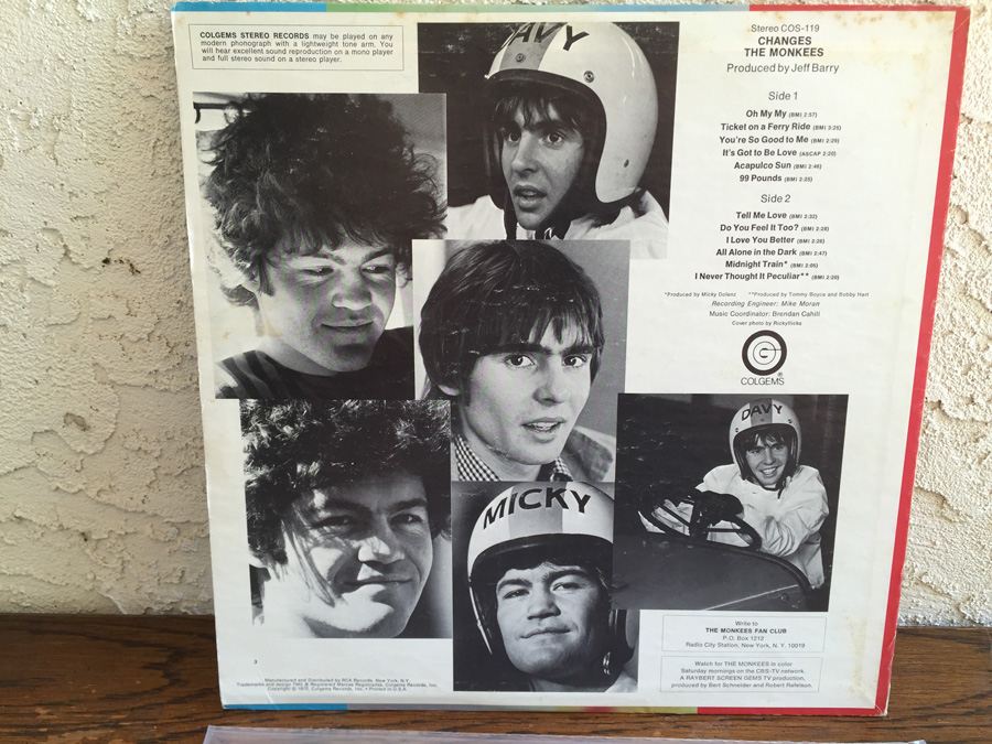 Monkees, The ‎- Changes - Colgems ‎- COS-119 [Photo 2]