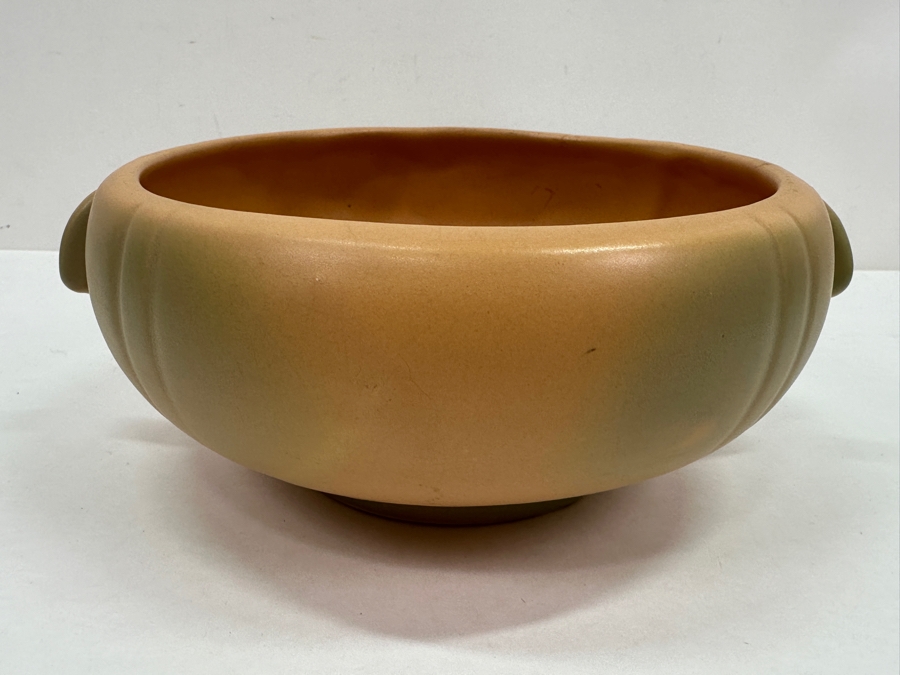 Just Added - Vintage 1940s Weller Wild Rose Jardiniere Bowl Planter [Photo 3]