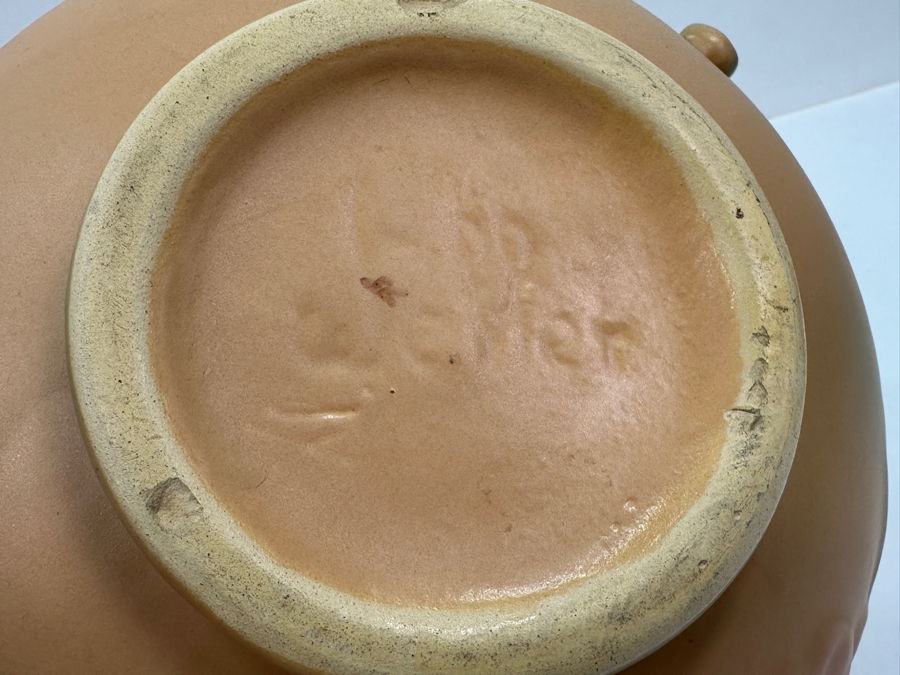 Just Added - Vintage 1940s Weller Wild Rose Jardiniere Bowl Planter [Photo 4]