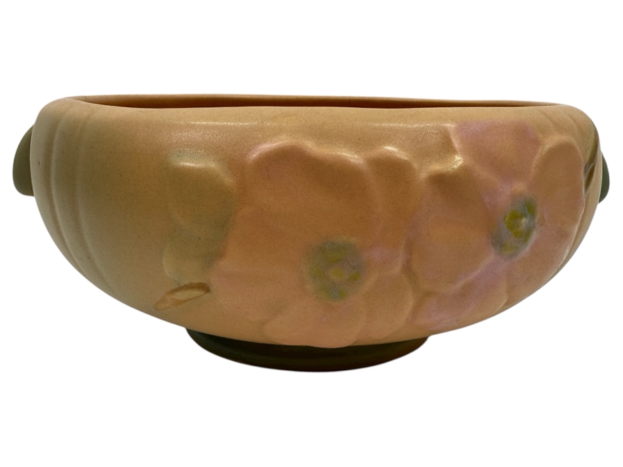 Just Added - Vintage 1940s Weller Wild Rose Jardiniere Bowl Planter