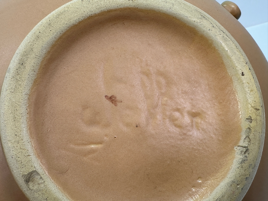 Just Added - Vintage 1940s Weller Wild Rose Jardiniere Bowl Planter [Photo 5]