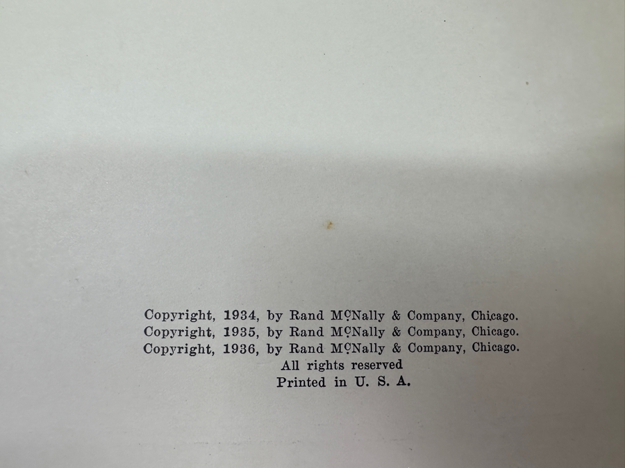 Just Added - 1930's Weber Costello Terrestrial 12' Globe with Atlas Base 14.5'H [Photo 9]
