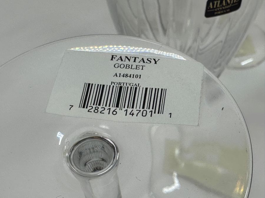 Just Added - Atlantis Fantasy Crystal Glassware Wine Glasses 8'H [Photo 4]