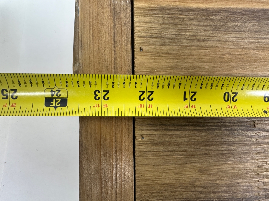 Just Added - Pair of Rustic Galvanized Metal and Wood Trays Each 24'W x 10'H [Photo 5]