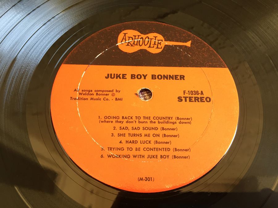 Juke Boy Bonner ‎- I'm Going Back To The Country Where They Don't Burn The Buildings Down - Arhoolie Records ‎- F1036 [Photo 4]