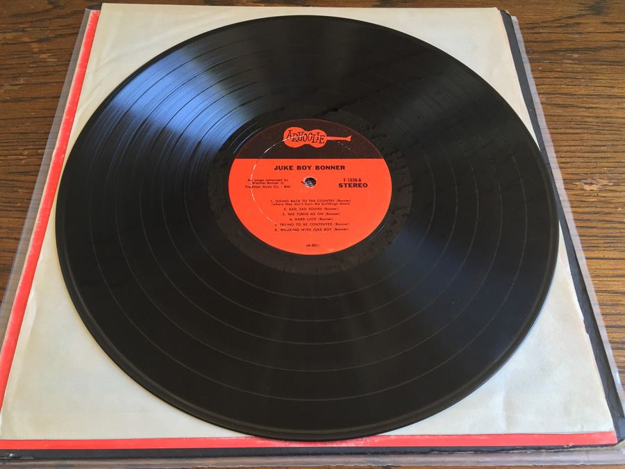 Juke Boy Bonner ‎- I'm Going Back To The Country Where They Don't Burn The Buildings Down - Arhoolie Records ‎- F1036 [Photo 3]