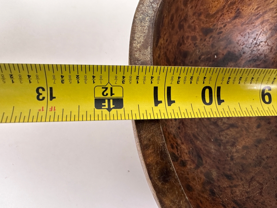 Just Added - Pierre's Pantry Wooden Bowl Made in Thailand 11.5'W x 5'H [Photo 5]