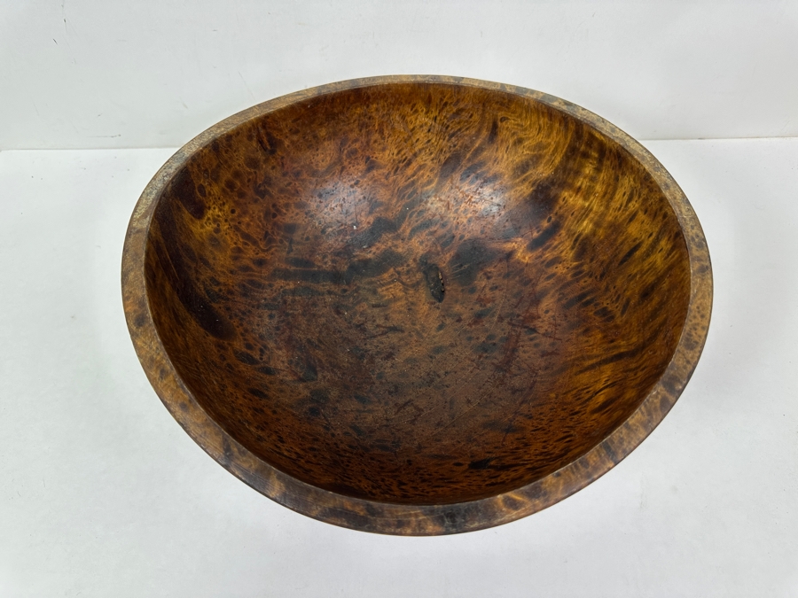 Just Added - Pierre's Pantry Wooden Bowl Made in Thailand 11.5'W x 5'H [Photo 3]