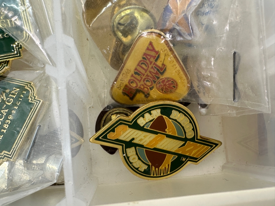 Just Added - Collection Of Pins Including Sports Pins, Liquor Advertising Pins, Russian Pins, Michael Jackson Pin & More - See Photos [Photo 20]