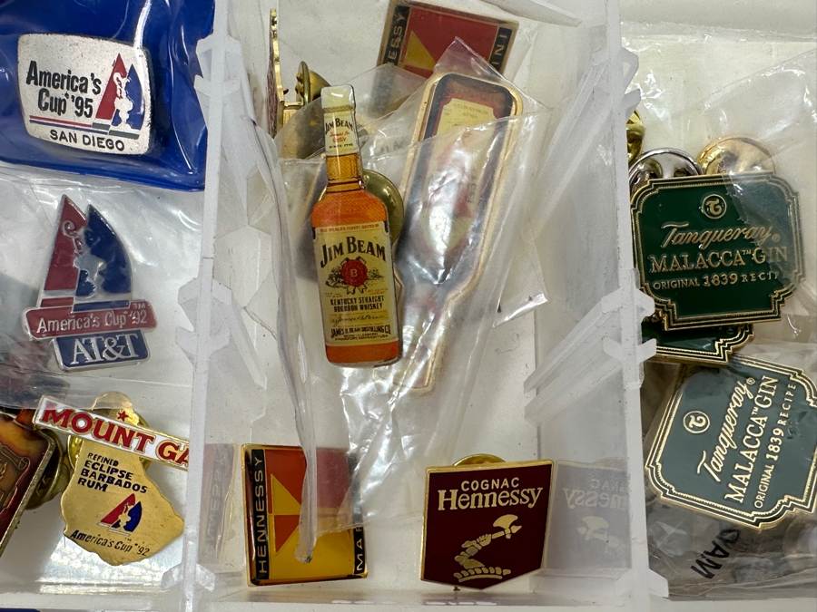 Just Added - Collection Of Pins Including Sports Pins, Liquor Advertising Pins, Russian Pins, Michael Jackson Pin & More - See Photos [Photo 13]