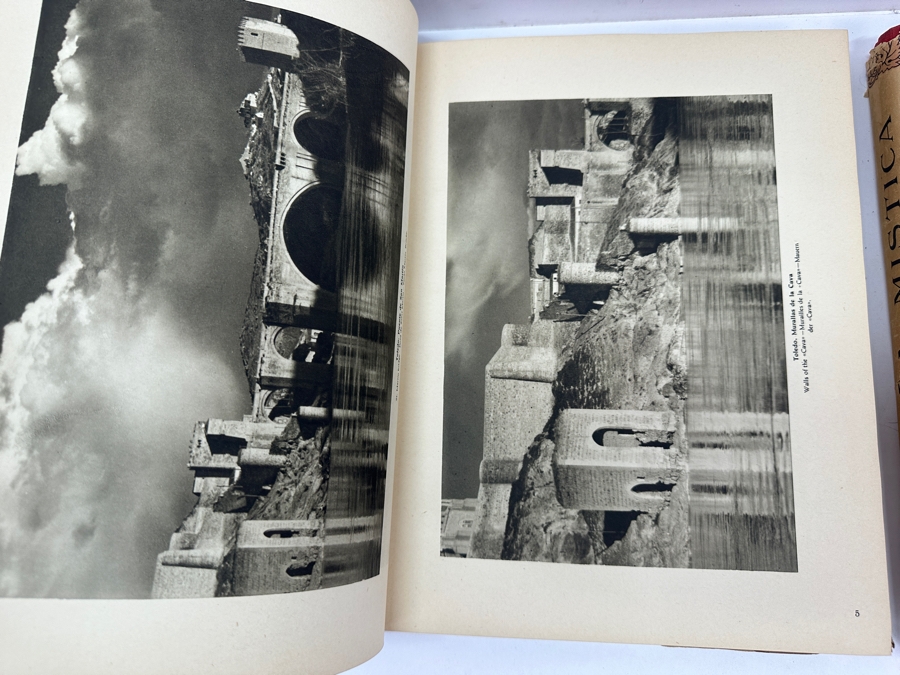 Just Added - Pair Of Vintage 1947 Hardcover Spanish Books: Espana Pueblos Y Paisajes & Espana Mistica By Jose Ortiz Echague [Photo 6]