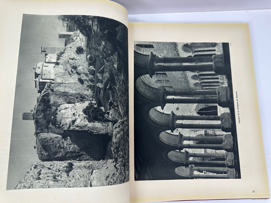 Just Added - Pair Of Vintage 1947 Hardcover Spanish Books: Espana Pueblos Y Paisajes & Espana Mistica By Jose Ortiz Echague [Photo 14]