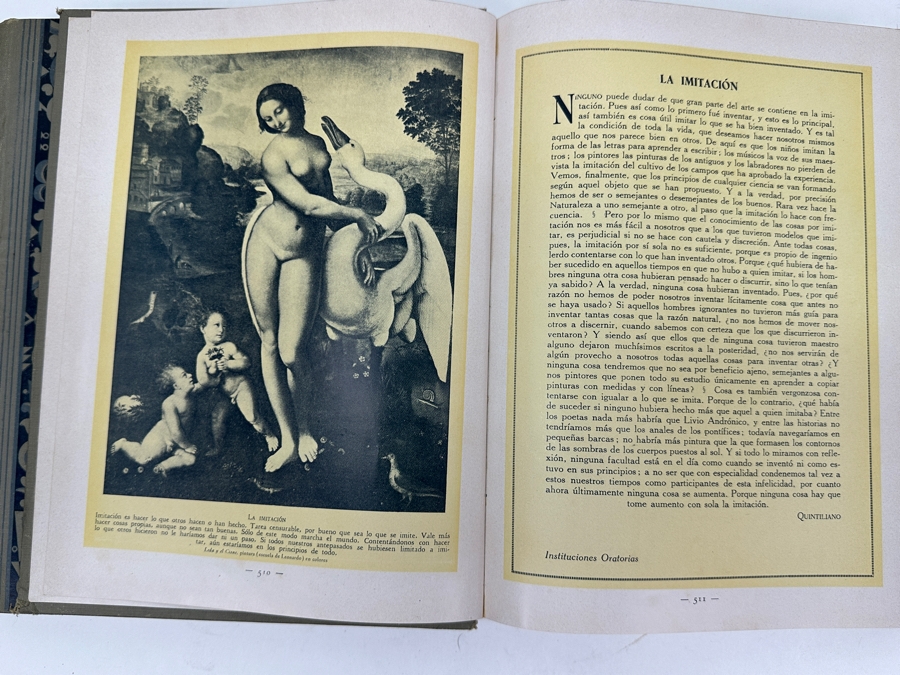 Just Added - Vintage 1933 Pair Of Hardcover Books Enciclopedia Grafica De La Cultura Universa (Graphic Encyclopedia Of Universal Culture) Books From Madrid Spain Volumes One And Two [Photo 15]