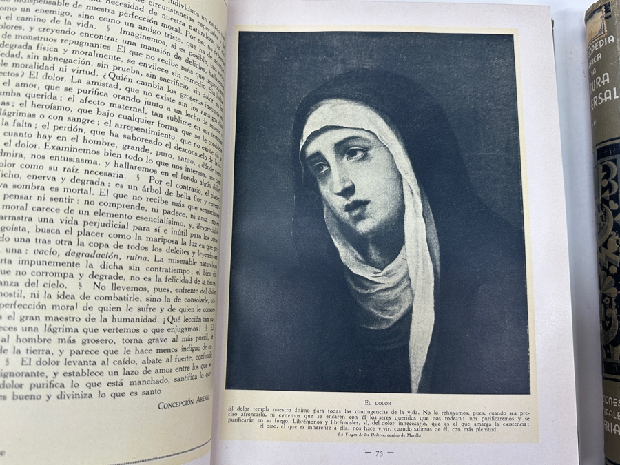 Just Added - Vintage 1933 Pair Of Hardcover Books Enciclopedia Grafica De La Cultura Universa (Graphic Encyclopedia Of Universal Culture) Books From Madrid Spain Volumes One And Two [Photo 10]