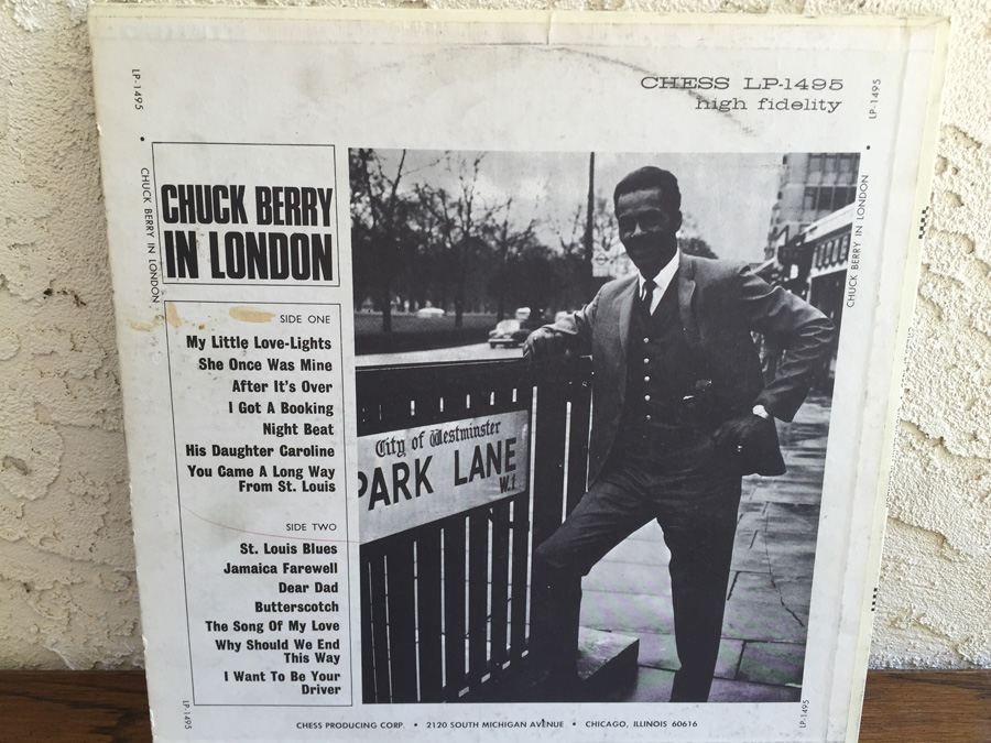 Chuck Berry ‎- Chuck Berry In London - Chess ‎- LP-1495 [Photo 2]