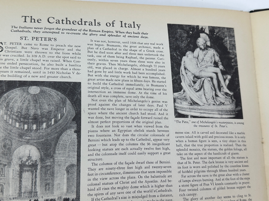 Just Added - Vintage 1935 Hardcover Book Famous Cathedrals And Their Stories By Edwin Rayner [Photo 9]