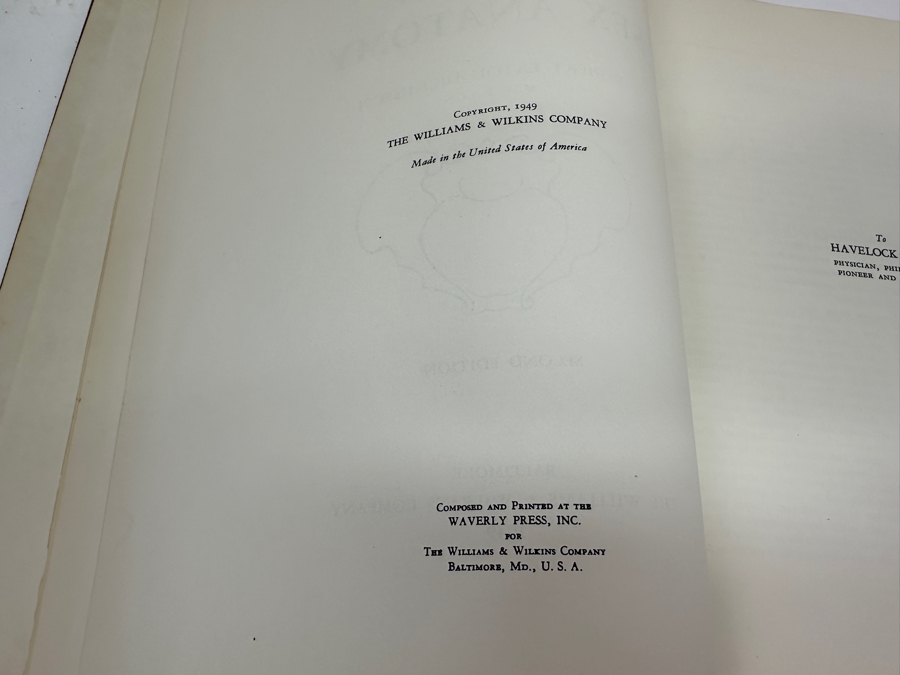 Just Added - Vintage 1949 Second Edition Hardcover Book Human Sex Anatomy By Robert Latou Dickinson A Topographical Hand Atlas [Photo 4]