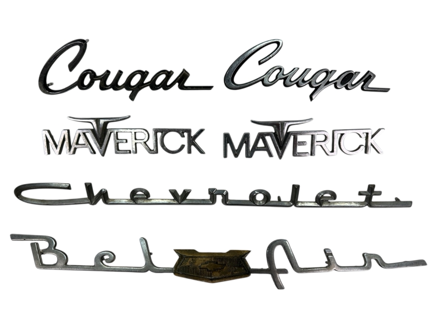 Just Added - (6) Vintage Automobile Car Emblems