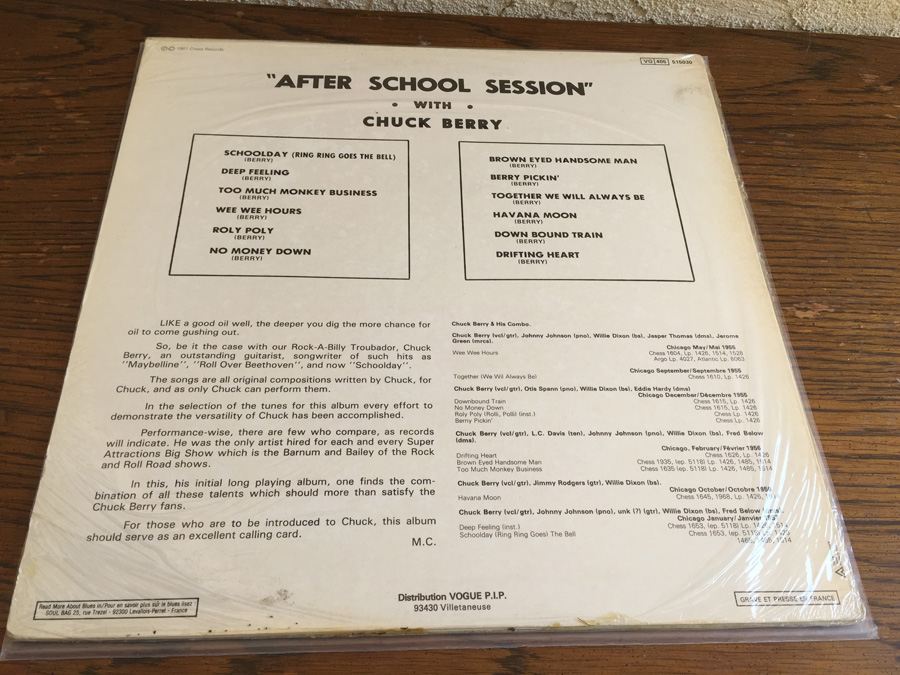Chuck Berry ‎- After School Session - Chess ‎- 515030 - SEALED [Photo 2]