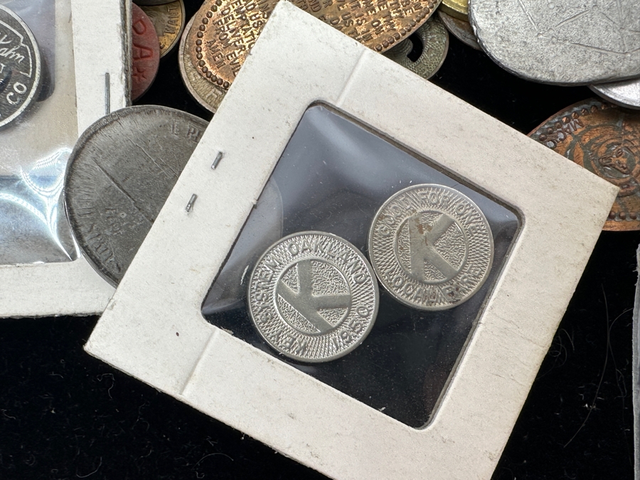 Just Added - Collection Of Various Tokens & Rolled Pennies - See Photos [Photo 12]