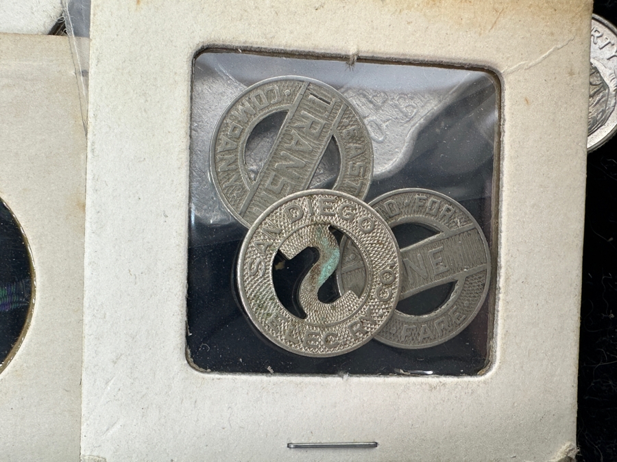 Just Added - Collection Of Various Tokens & Rolled Pennies - See Photos [Photo 2]