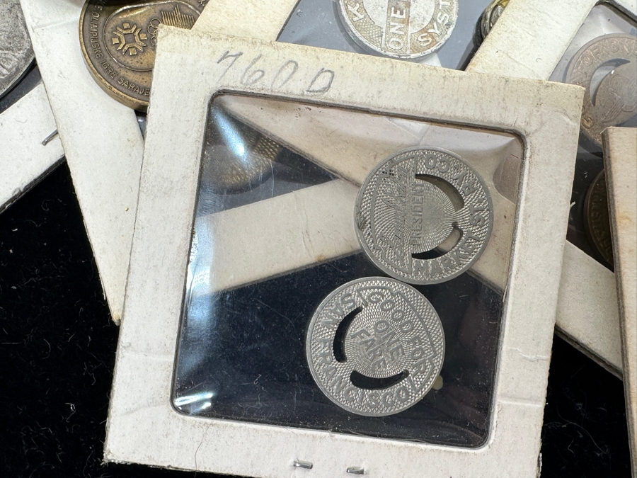 Just Added - Collection Of Various Tokens & Rolled Pennies - See Photos [Photo 5]