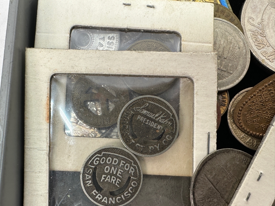 Just Added - Collection Of Various Tokens & Rolled Pennies - See Photos [Photo 13]