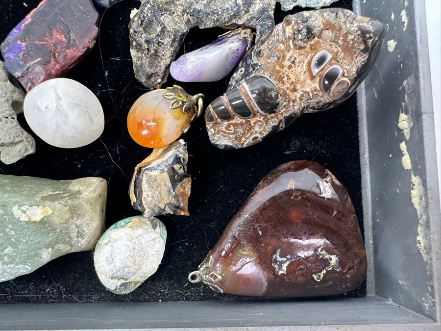 Just Added - Collection Of Polished Stones, Fossils & Jewelry - See Photos [Photo 16]