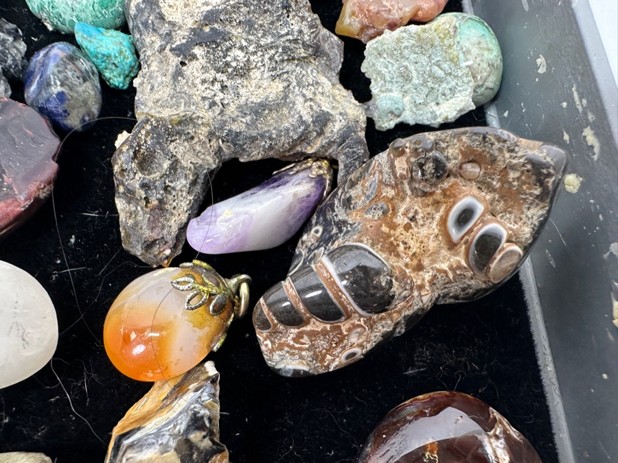 Just Added - Collection Of Polished Stones, Fossils & Jewelry - See Photos [Photo 17]