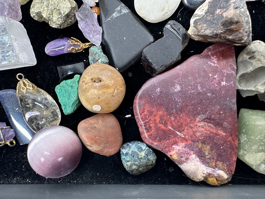 Just Added - Collection Of Polished Stones, Fossils & Jewelry - See Photos [Photo 14]