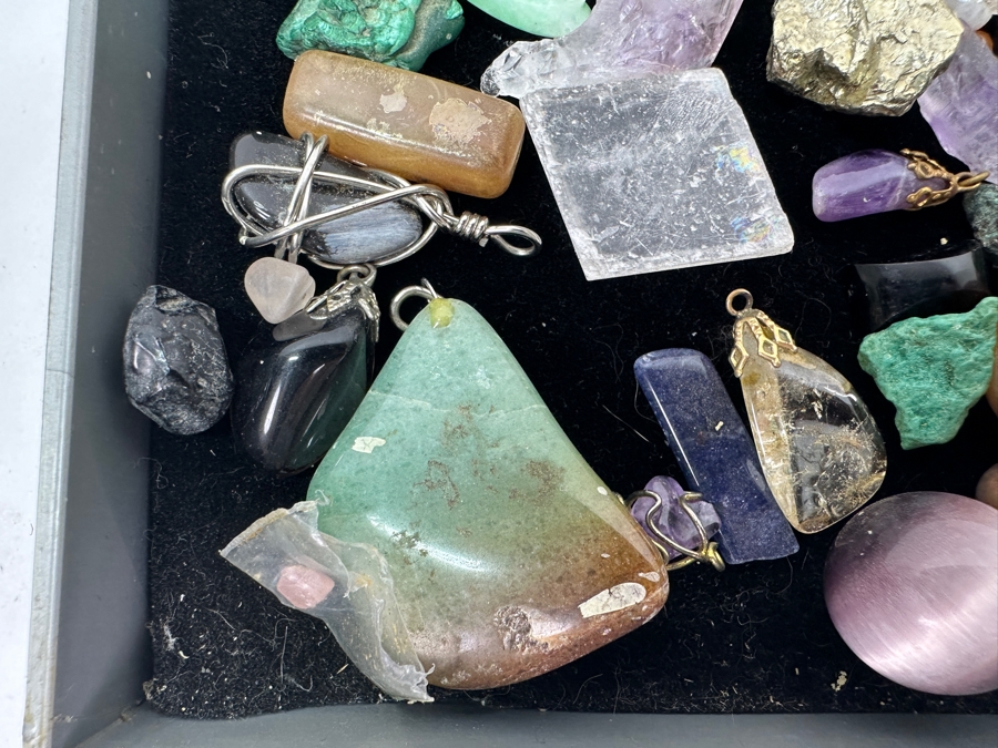 Just Added - Collection Of Polished Stones, Fossils & Jewelry - See Photos [Photo 13]