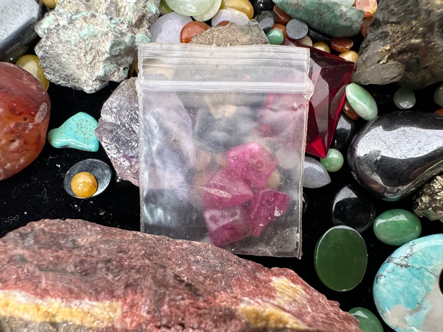 Just Added - Collection Of Polished Stones, Fossils & Jewelry - See Photos [Photo 3]