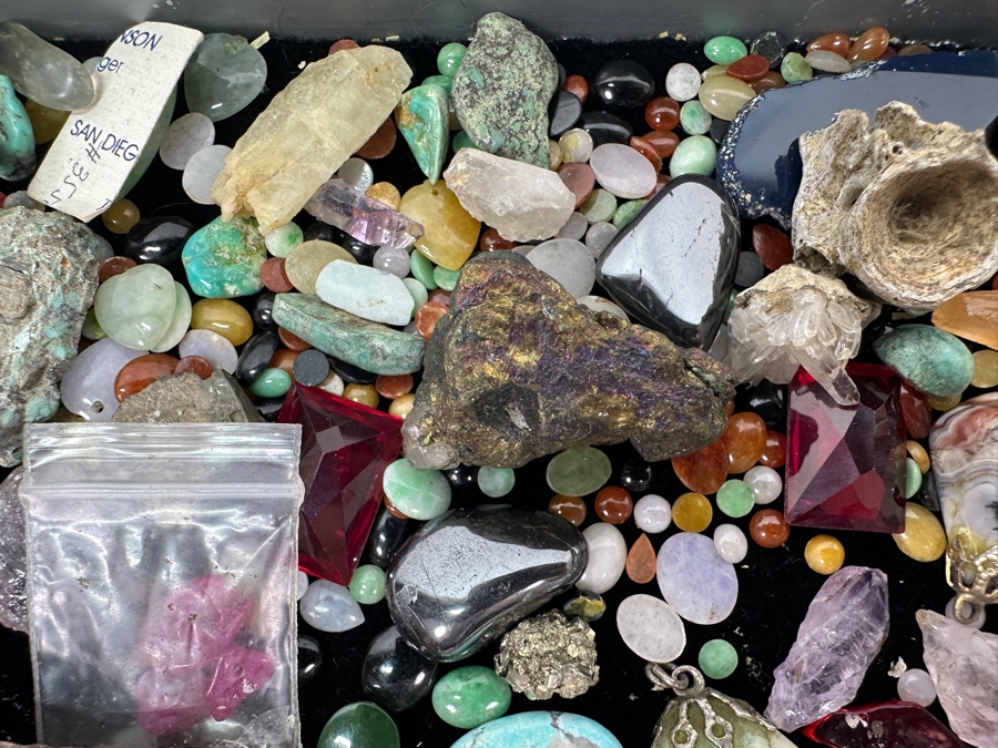 Just Added - Collection Of Polished Stones, Fossils & Jewelry - See Photos [Photo 4]