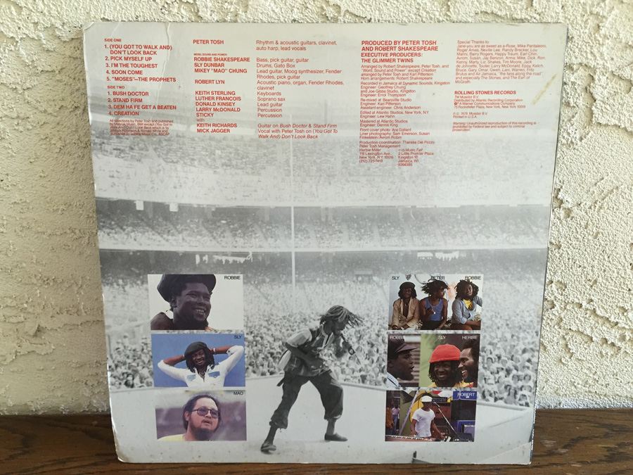 Peter Tosh ‎- Bush Doctor - Rolling Stones Records ‎- COC 39109 [Photo 2]