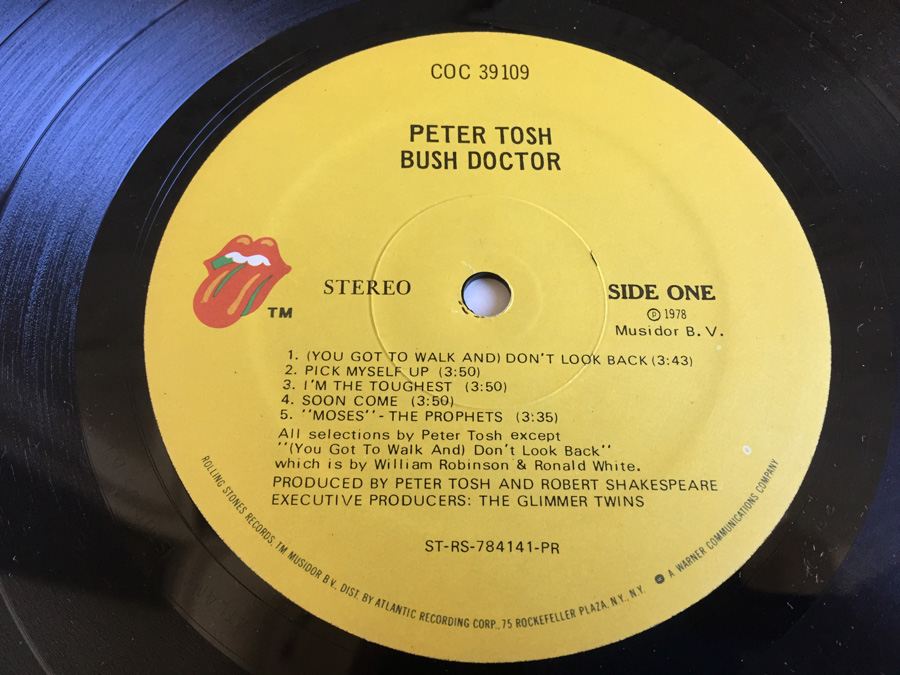 Peter Tosh ‎- Bush Doctor - Rolling Stones Records ‎- COC 39109 [Photo 4]