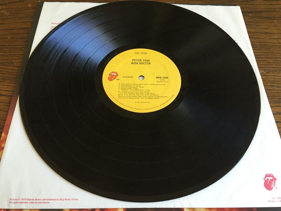 Peter Tosh ‎- Bush Doctor - Rolling Stones Records ‎- COC 39109 [Photo 3]