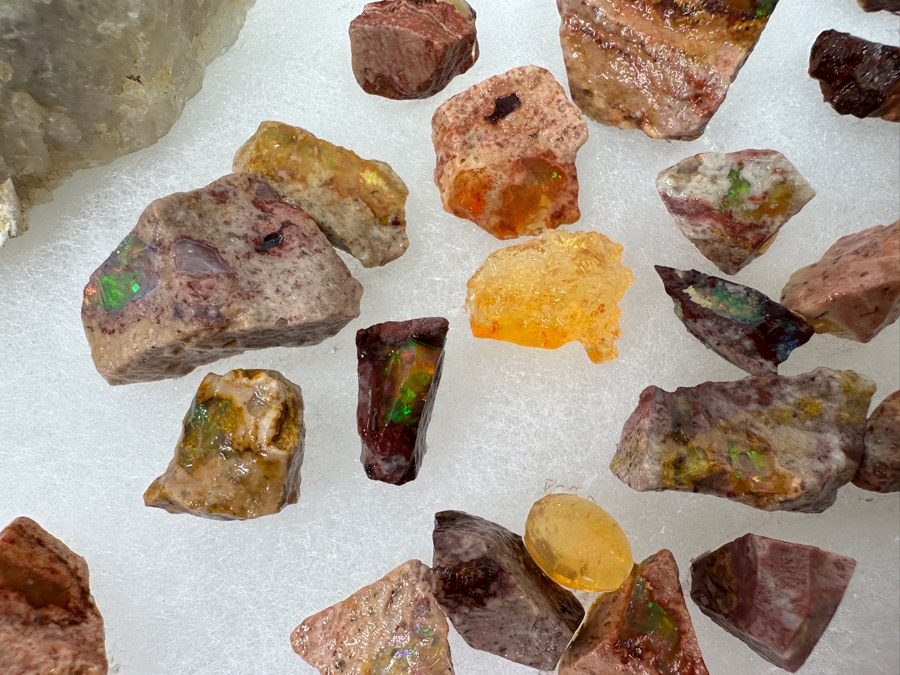 Just Added - Collection Of Various Rocks, Smoky Quartz, Amethyst, Petrified Wood, Opal Stones, Geodes, Malachite - See Photos [Photo 23]