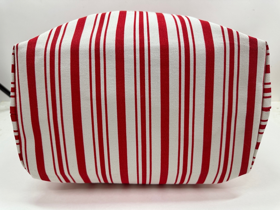 Disney Parks Disneyland Resorts Holiday Ornaments Mickey Mouse Red And White Large Canvas Tote Bag Limited Release [Photo 6]