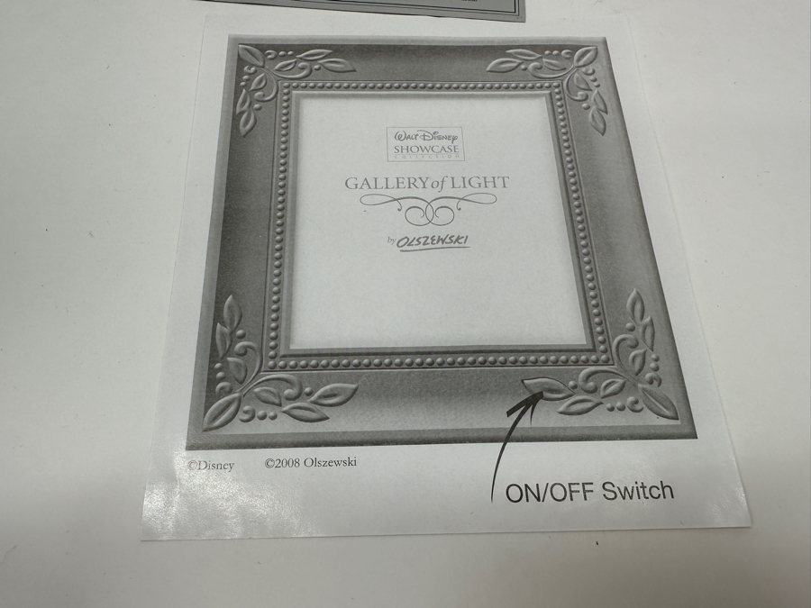 Walt Disney Showcase Collection Robert W. Olszewski Gallery Of Light Walt Disney's 101 Dalmatians 'Terror On Wheels' Featuring Cruella De Vil Miniature Shadowbox Scene With Original Box [Photo 13]